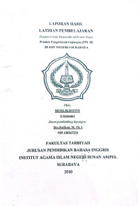 Image of Laporan Hasil Latihan Pembelajaran