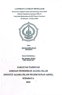 Image of Laporan Latihan Mengajar