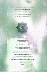 Image of Laporan Praktik Pengalaman Lapangan