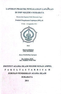 Image of Laporan Praktik Pengalaman Lapangan di SMP Negeri 4 Surabaya