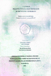 Image of Laporan Praktik Pengalaman Mengajar di SMP Negeri 4 Surabaya